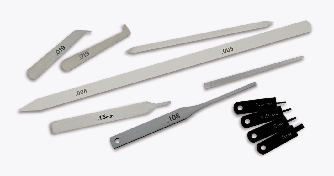 SPI Feeler Gage Holder - Single End Tool For 1/2 Inch Wide Measurement Gages - Professional Grade